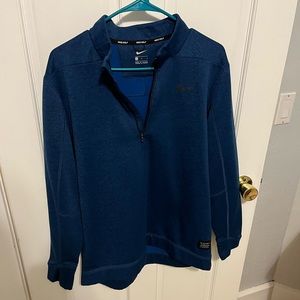 Men’s Blue Nike Golf 1/4 Zip Pullover Size Large